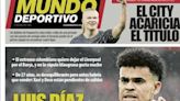El posible fichaje de Luis Díaz por el Barça y la derrota del Girona, protagonistas de las portadas deportivas