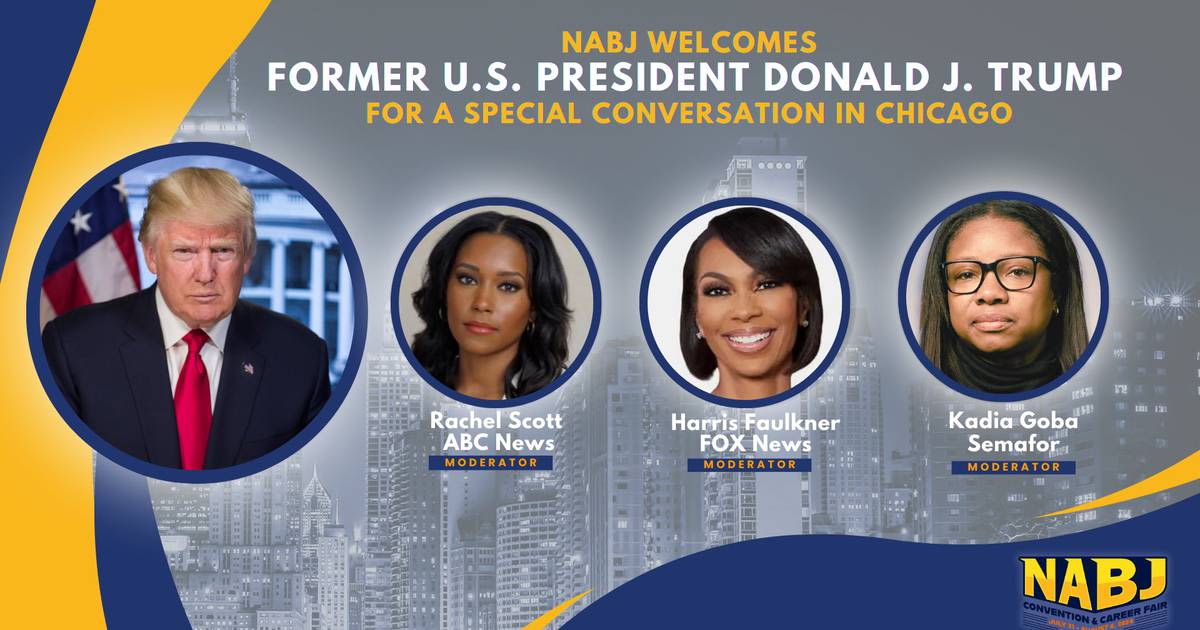 NABJ members outraged about last-minute announcement that Trump will attend