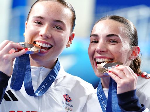 Father of diver ‘incredibly proud’ after pair secure first Paris medal