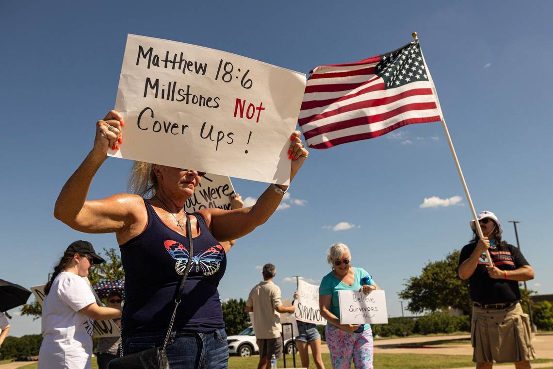 More abuse claims surface at Gateway Church protest. They don’t involve Robert Morris