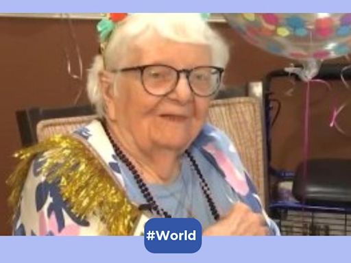 108-year-old reveals her secret to long life: 'Eating dessert & flirting with men with mustaches!'