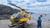 Woman airlifted to hospital after horror 15ft fall at Scots beauty spot