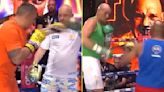 Oleksandr Usyk glares at Tyson Fury as pair use surprise tactics in open workout