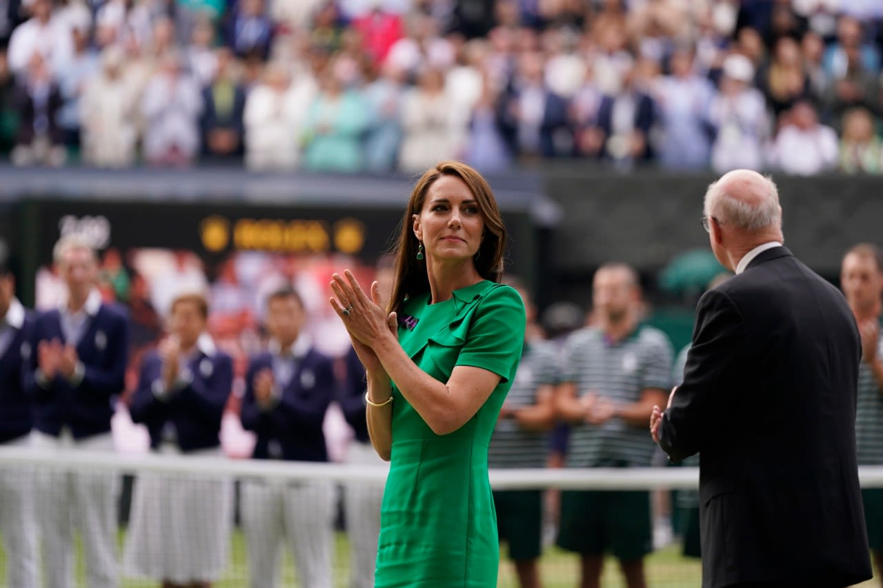 Princess of Wales set to attend Wimbledon men’s final on Sunday in rare public appearance