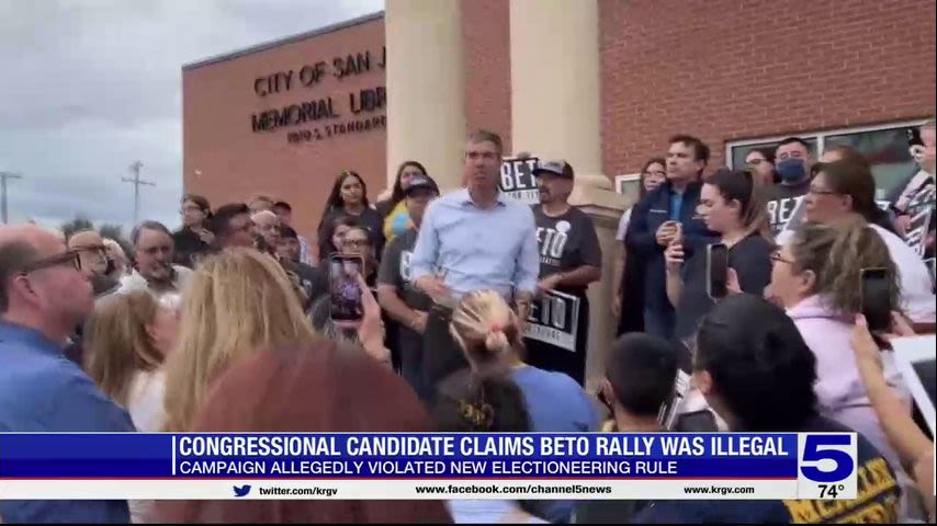 Congressional candidate accuses rally for Beto O’Rourke in San Juan of violating electioneering law