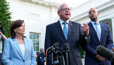 As Gov. Tim Walz's national profile rises, he's in the middle of discussions about Biden's future