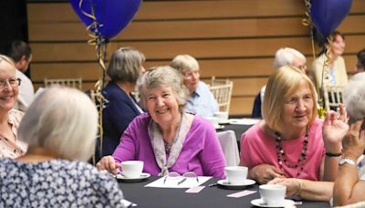 Over 100 senior citizens treated to a summer tea party