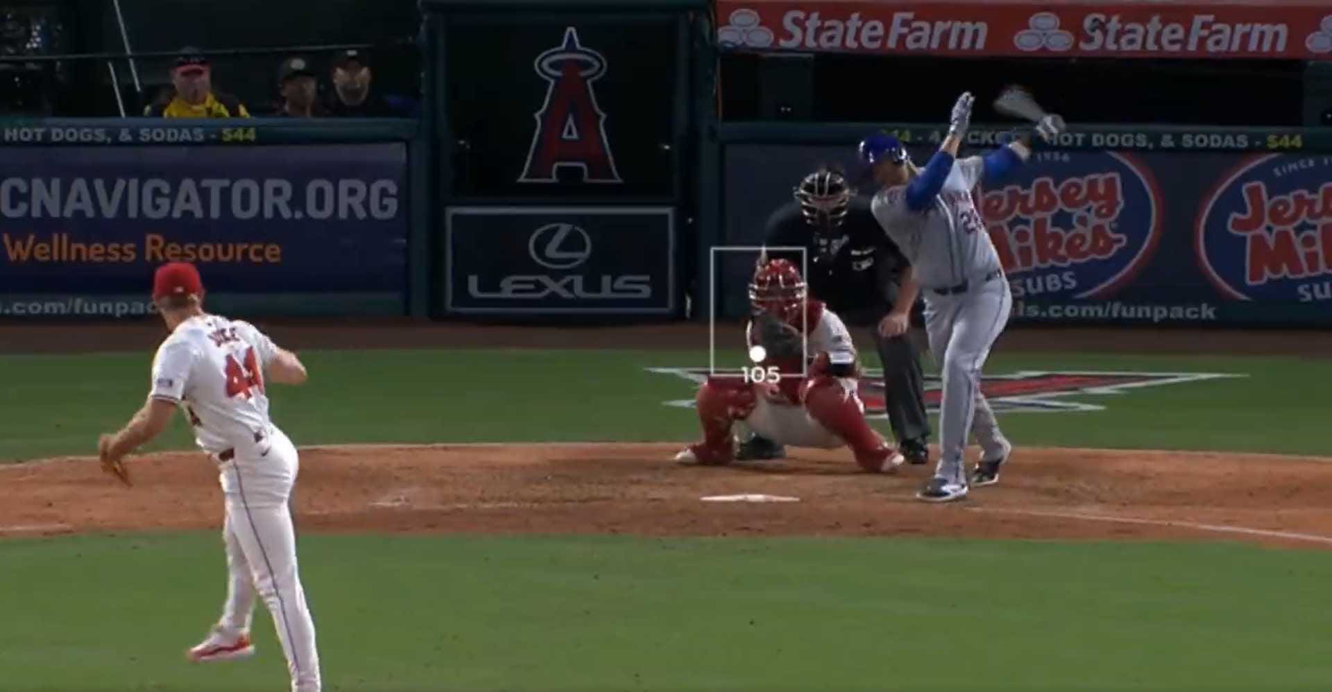 Ben Joyce threw a pitch an astounding 104.7 MPH (!!!) to close out the Mets