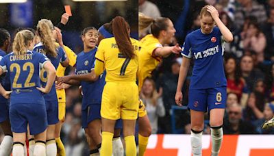 Chelsea women player ratings vs Barcelona: Kadeisha Buchanan's ridiculous red card robs Blues as Emma Hayes' Champions League dream goes up in smoke | Goal.com South Africa