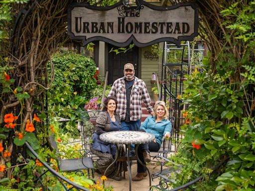 Seeking a simpler life, he built an urban homestead. Now his family keeps it growing