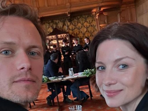 Sam Heughan Shares Photos From Outlander’s Final Table Read