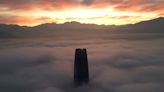 La impresionante postal de Santiago sumergido bajo las nubes - La Tercera