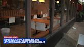 Chicago police investigating at least 6 overnight business break-ins, possible burglaries | Video