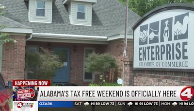 Alabama’s tax free weekend is here and local businesses are offering additional incentives