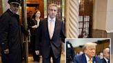 Trump’s ‘hush money’ NYC trial live updates: Michael Cohen heads to court as Trump lawyers hope to paint him as a liar