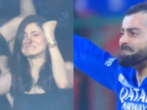 Virat Kohli, Anushka Sharma get teary eyed in joy as RCB gets qualified for playoffs by defeating CSK, see pics