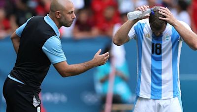 La camiseta especial que utiliza la selección argentina Sub 23 de Javier Mascherano en los Juegos Olímpicos