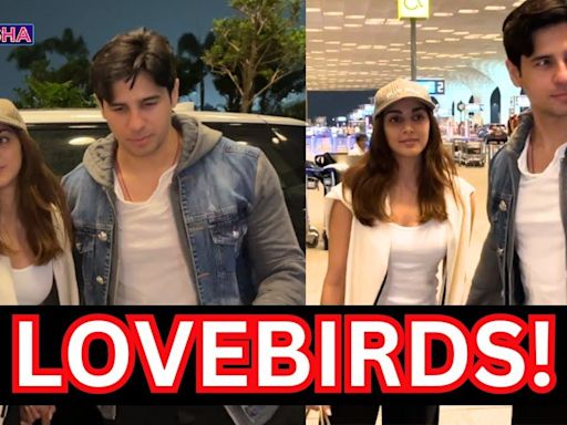 Kiara Advani & Sidharth Malhotra Look Loved Up, Walk Hand In Hand As They Get Papped At The Airport - News18