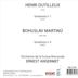 Dutilleux: Symphony No. 1; Martinù: Symphony No. 4