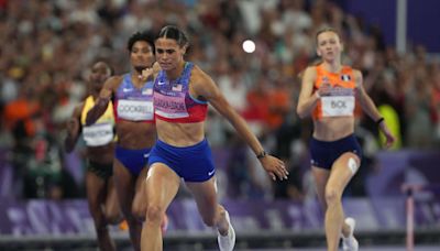 Sydney McLaughlin-Levrone runs away with 400-meter hurdles gold, sets world record