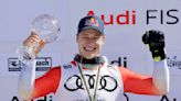 Alpine skiing-Odermatt secures super-G title, third for the season