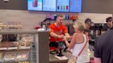 Orioles' Ryan O'Hearn serves up coffee, donuts in surprise appearance at Baltimore Dunkin'