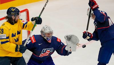 Red Wings’ Raymond, Sweden top Lyon, U.S. at World Championship