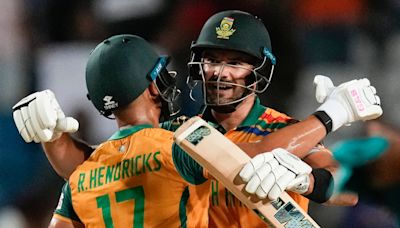 South Africa reach first Men's T20 World Cup final after skittling Afghanistan for 56 on tricky pitch in Trinidad