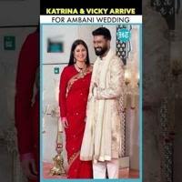 Katrina Kaif & Vicky Kaushal Arrive To Attend Anant & Radhika's Wedding