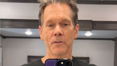 Kevin Bacon Gets Pranked on Set with Photos of Kyra Sedgwick All over His Trailer. See Her Funny Response