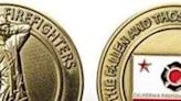 Firefighter group selling Challenge Coin for memorial expansion