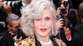 Jane Fonda Shuts Down The Cannes Red Carpet In A Mob Wife-Worthy Coat