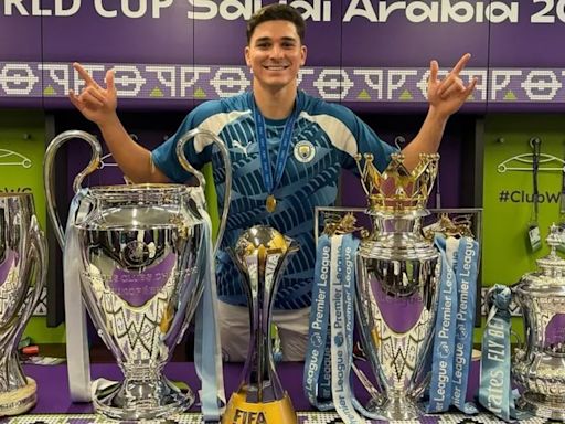 Julián Álvarez, campeón con el Manchester City: los títulos que tiene y el increíble récord que alcanzó