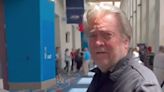 Steve Bannon confronted about ‘We Build the Wall’ fraud campaign at right-wing conference