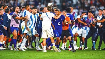 Fight breaks out after France beats Argentina to reach men's soccer semis at Olympics