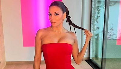 La coleta 'coquette' de Eva Longoria inspirará tu mejor peinado de invitada