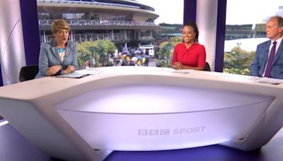 Clare Balding mocks Novak Djokovic with first words of BBC Wimbledon broadcast