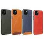 【n max n 台灣設計品牌】iPhone15 Plus 經典系列 - 全包覆式手機皮革套 - 四色任選