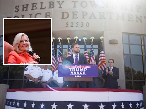 Liz Cheney takes new dig at JD Vance's rally sizes