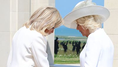 Queen Camilla And Brigitte Macron's Hand-Hold Weirdness Has Observers Up In Arms