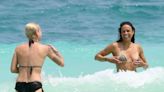 En fotos: del día de playa de Michelle Rodríguez junto a su nueva novia a la salida en familia de Sandra Bullock