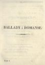 Ballads and Romances