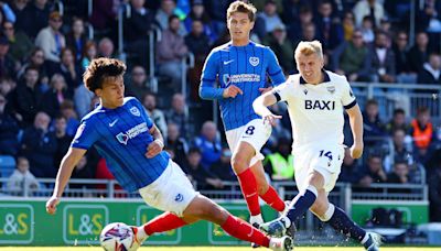 Portsmouth 1-1 Oxford United: Louie Sibley earns point for U's