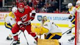 Saros stops record 64 shots as Predators beat Hurricanes