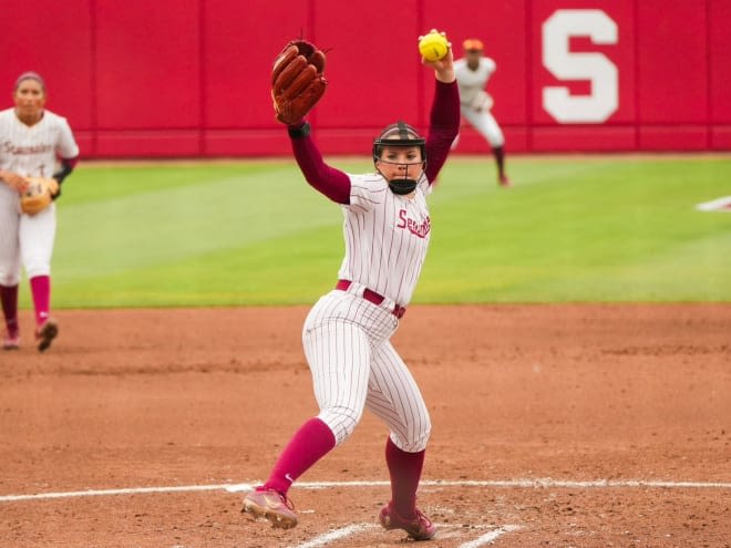 Oklahoma smacks four HRs, cruises past FSU softball in game 1 win