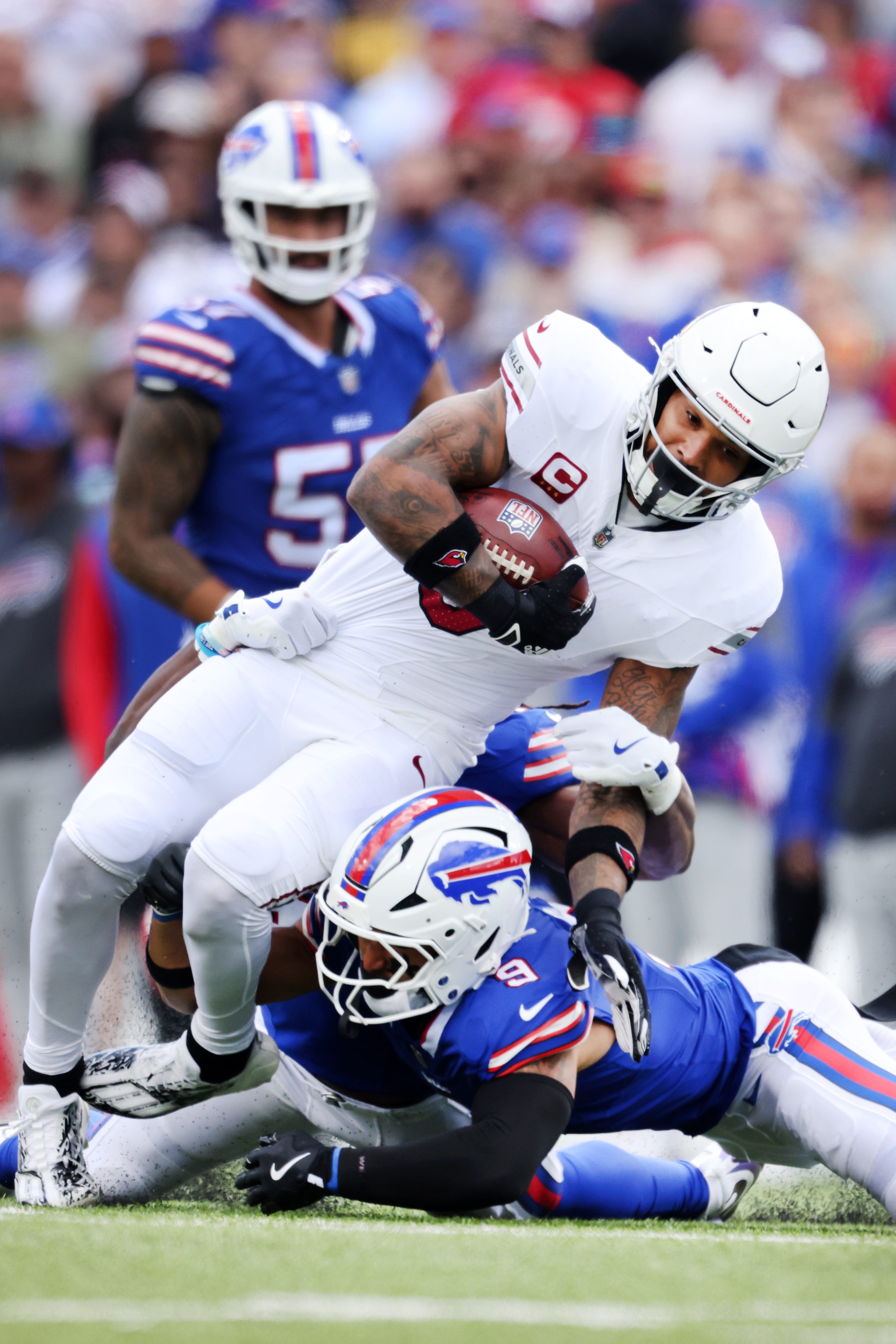 Bills vs. Cardinals score: Khalil Shakir scores incredible TD to give Buffalo lead