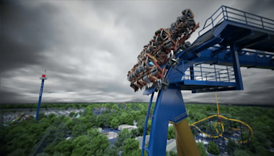 Six Flags Great America unveils plans for new record-breaking dive coaster