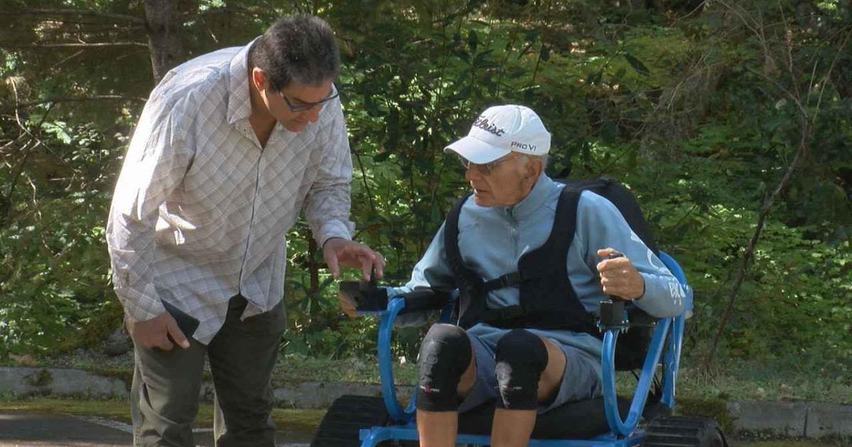 'I'm thrilled to get right next to the water': David's Chair makes its debut in Lithia Park