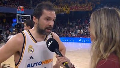 Sergio Llull y su enfado tras la derrota ante el Barça: "Nuestra primera parte ha sido vergonzosa"