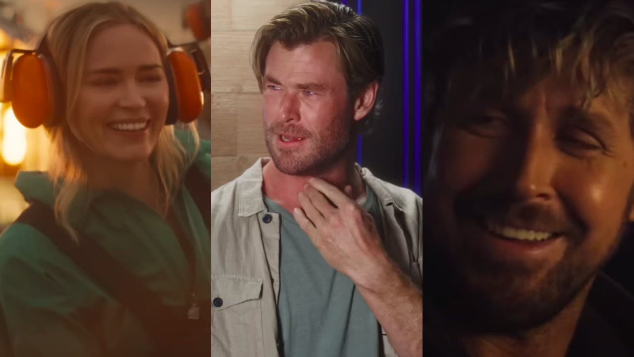 ...Shots Fired At Chris Hemsworth! See Emily Blunt And Ryan Gosling Hilariously Roast The Thor Actor While Talking About...